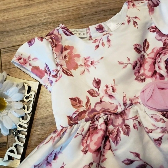 Koala Baby Dress Floral Special Occasion/Sunday Dress Dressy Fancy Size 12Months - Picture 9 of 12